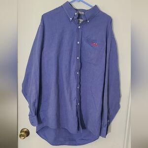 Cutter & Buck Philadelphia Phillies Blue Button-Down Shirt XL (See Notes)